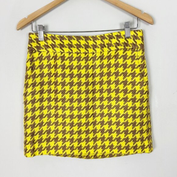 Vintage Y2K Retro Houndstooth Mini Skirt Academia School The Limited Size 2 - Picture 1 of 4